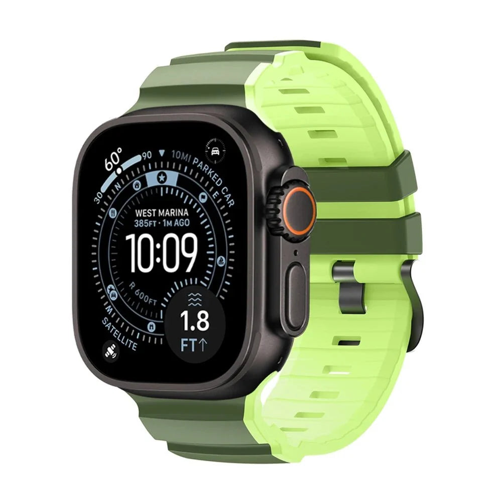 Tactical Silicone Watch Band - Mint Green