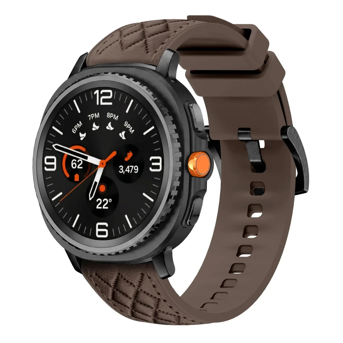 Quilted Leather Sports Band For Samsung Watch 8