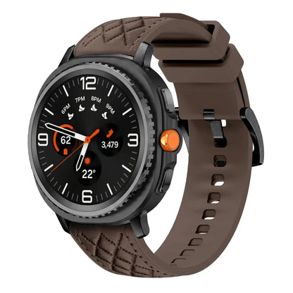 Quilted Leather Sports Band For Samsung Watch 8