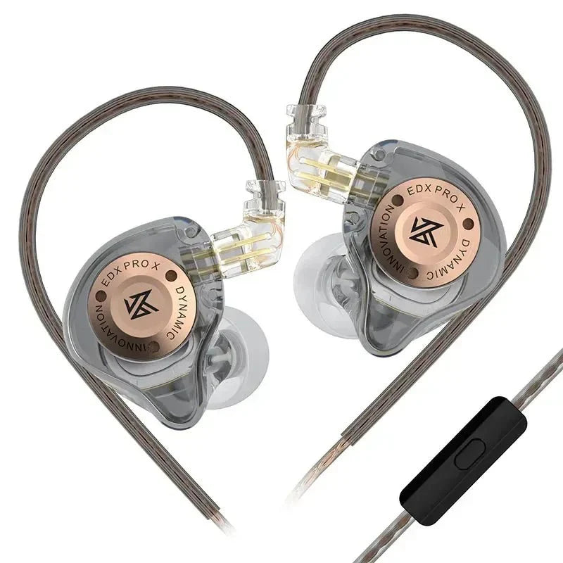 Wired Earbud Headphones - Gray with Mic