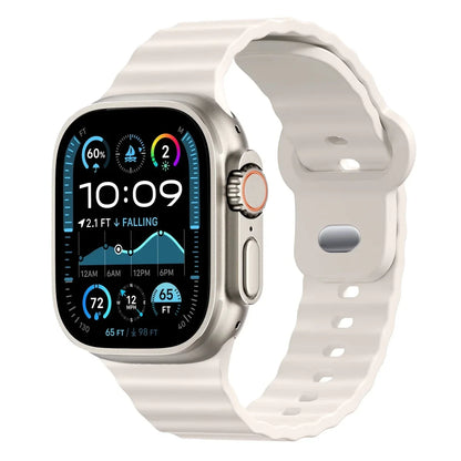 Ribbed Sports Watch Band - Starlight