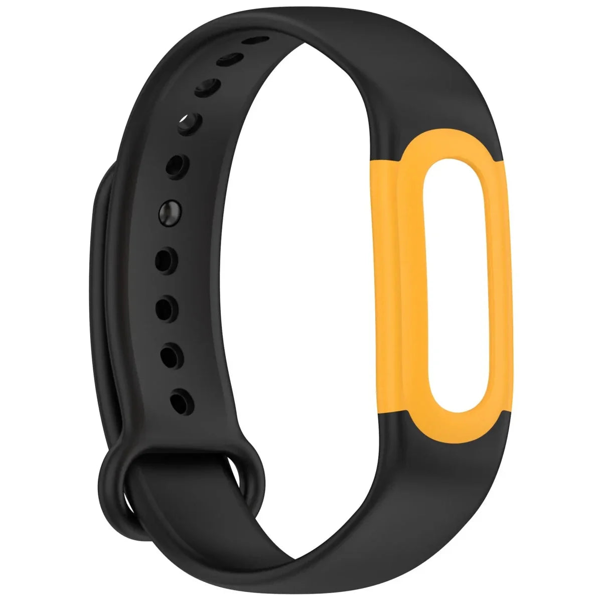 Silicone Sport Band For Fitbit Air - Black Yellow