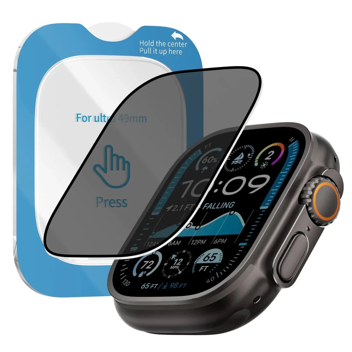 Tempered Glass Apple Watch Ultra Screen Protector