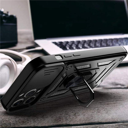 Magnetic Shockproof Phone Case With Camera Cover