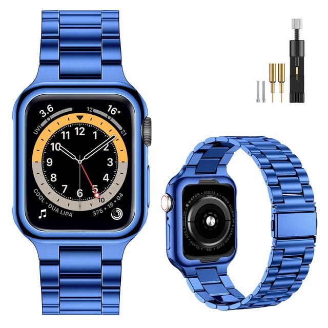 Stainless Steel Watch Band - Blue