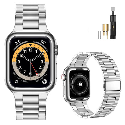 Stainless Steel Watch Band - Silver