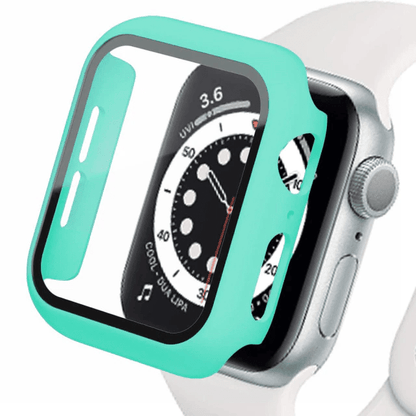 Tempered Glass Protective Watch Case - Turquoise