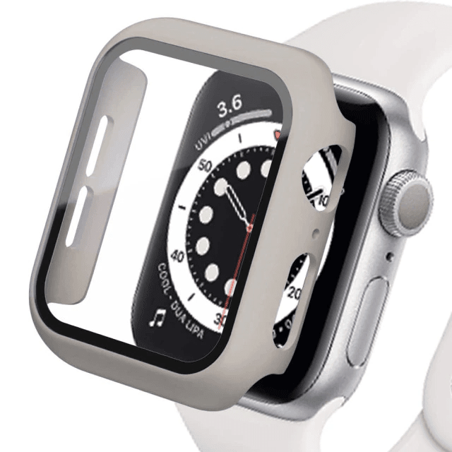 Tempered Glass Protective Watch Case - Gray