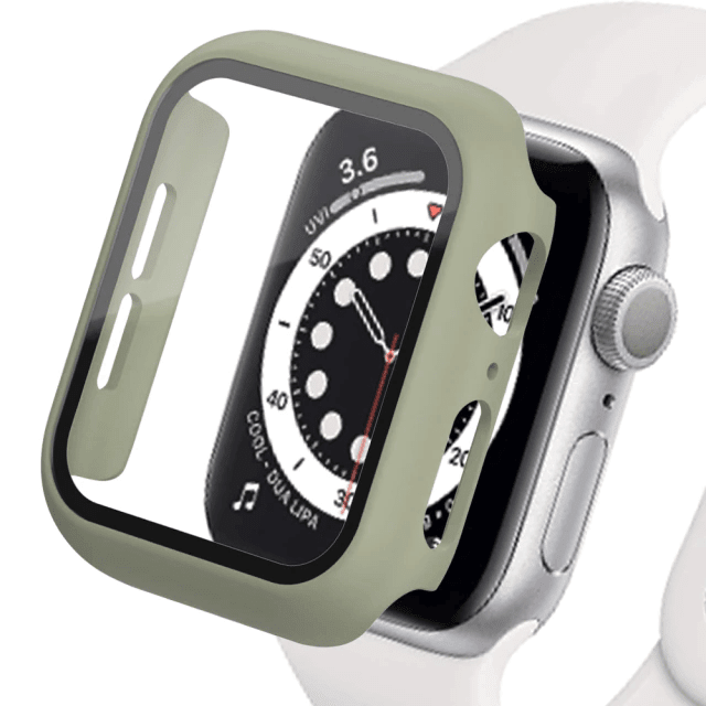 Tempered Glass Protective Watch Case - Sage Green