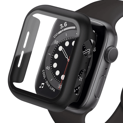Tempered Glass Protective Watch Case - Black