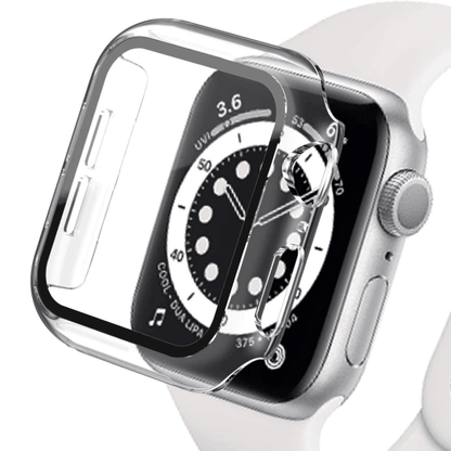 Tempered Glass Protective Watch Case - Transparent