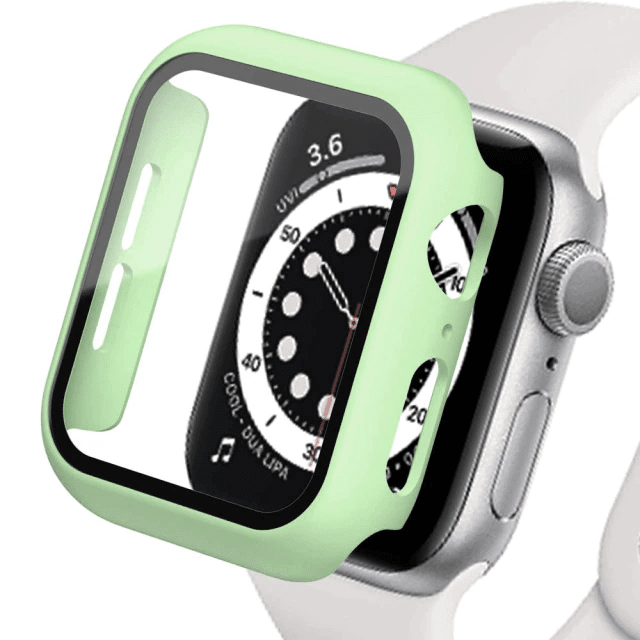 Tempered Glass Protective Watch Case - Mint Green