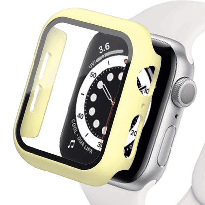 Tempered Glass Protective Watch Case - Yellow