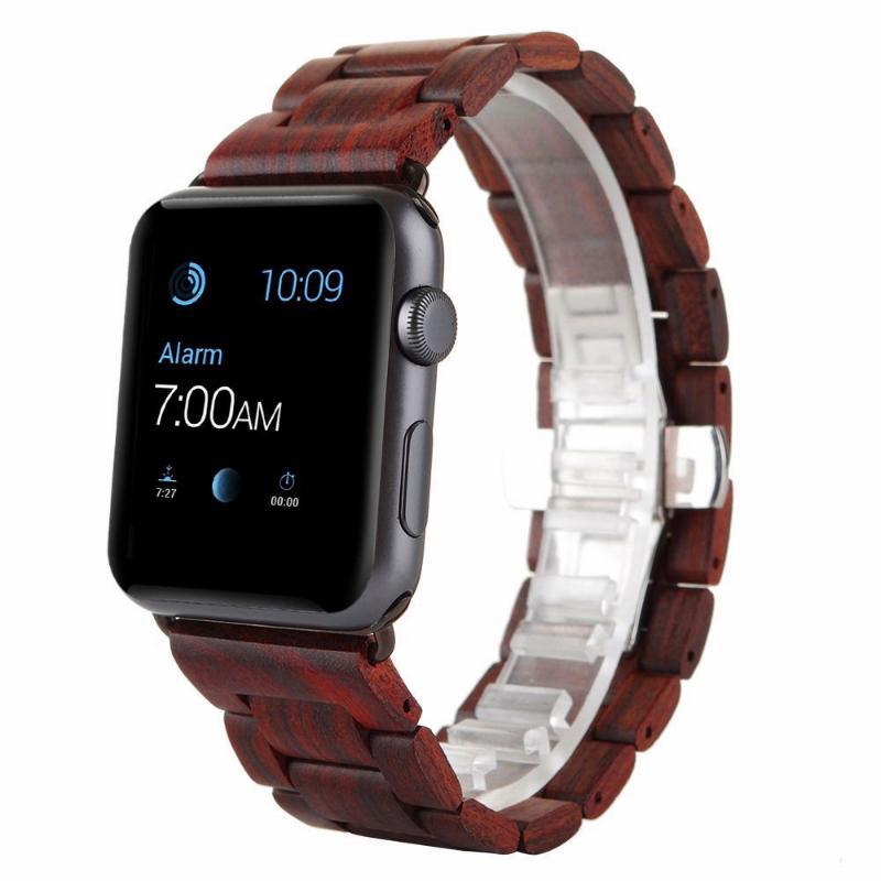 Natural Wooden Watch Band - Red Sandalwood