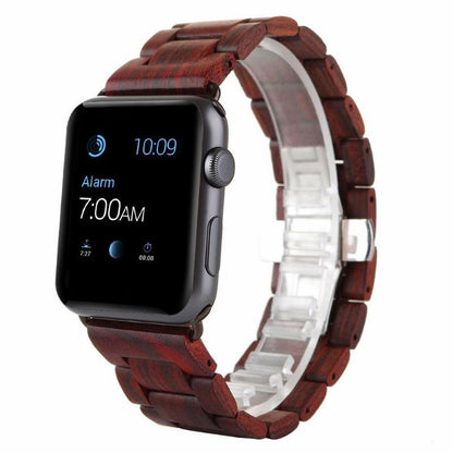 Natural Wooden Watch Band - Red Sandalwood
