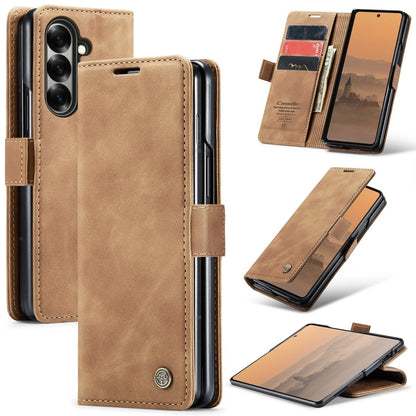 Slim Magnetic Leather Case For Samsung Galaxy