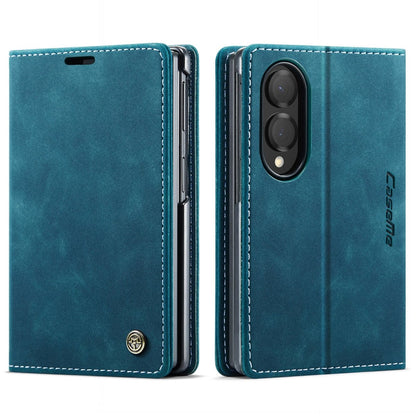 Slim Magnetic Leather Case For Samsung Galaxy - Blue