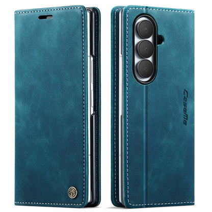 Slim Magnetic Leather Case For Samsung Galaxy - Blue