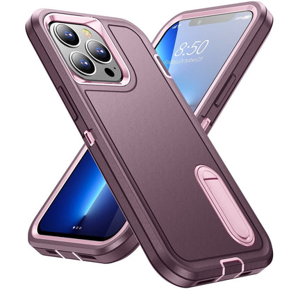 Shockproof Kickstand Phone Case - Purple & Pink