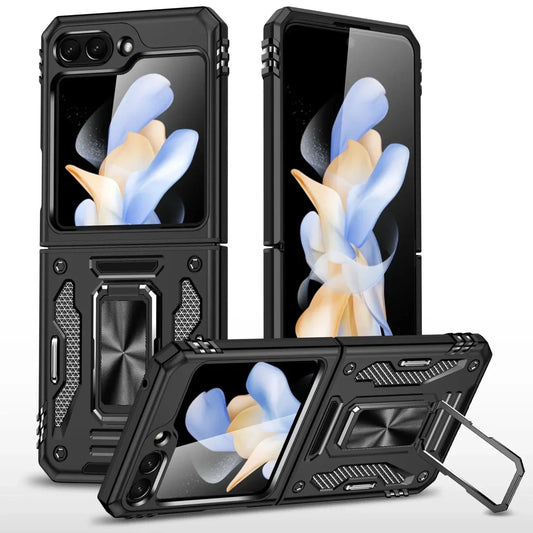 Magnetic Case With Kickstand For Samsung Z Flip