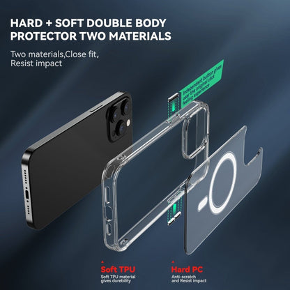 Clear Shockproof Phone Case With Magnetic Charging