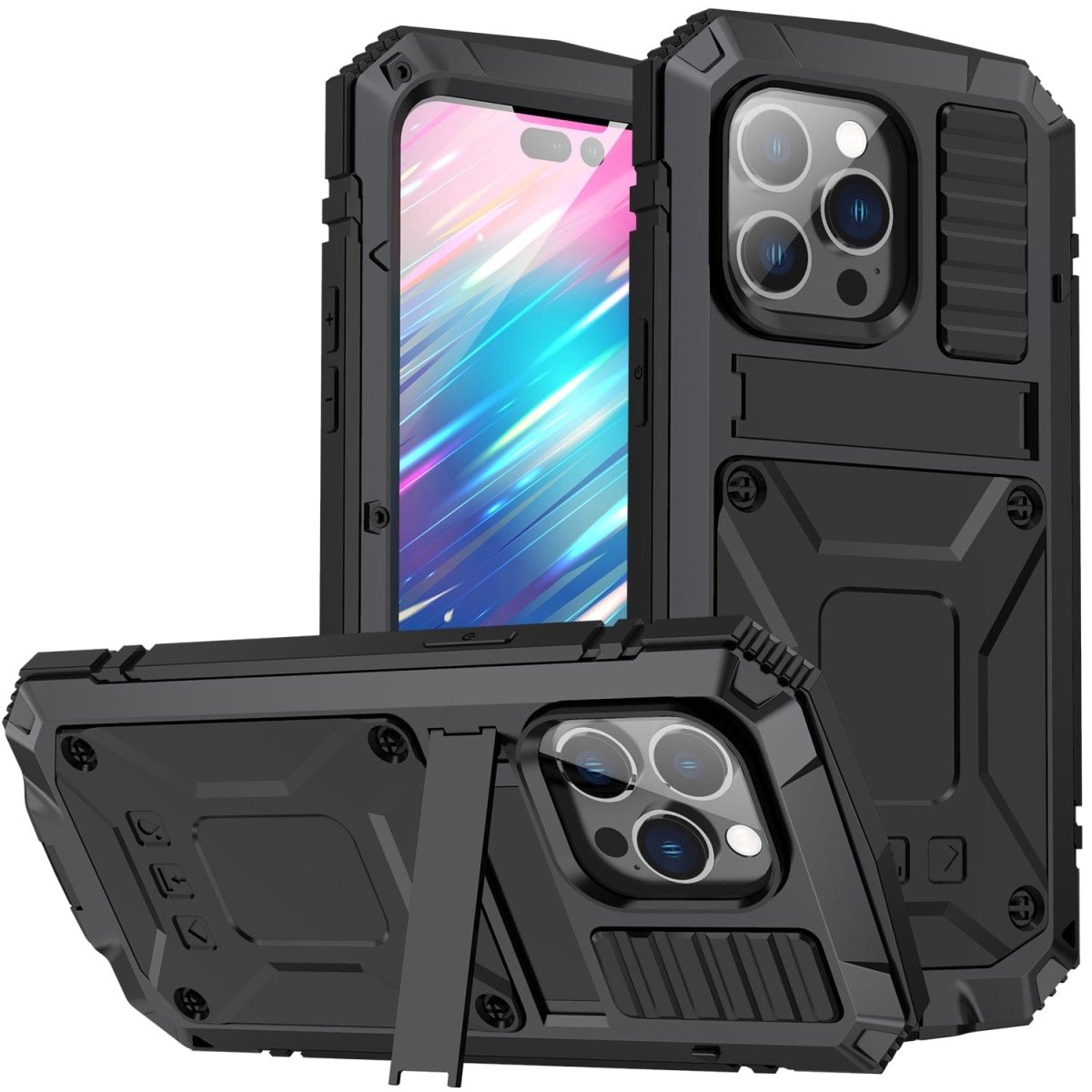 Rugged Heavy Duty Phone Case with Kickstand