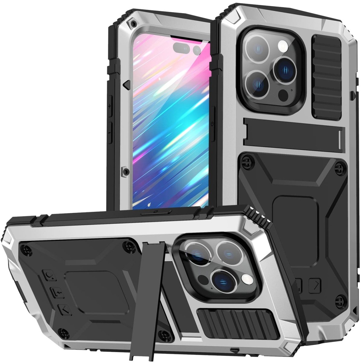 Rugged Heavy Duty Phone Case with Kickstand