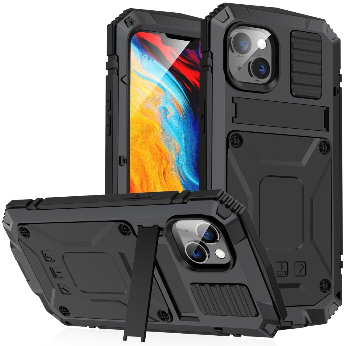 Rugged Heavy Duty Phone Case with Kickstand