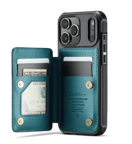 RFID Flip Leather Wallet Phone Case