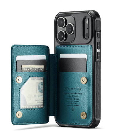 RFID Flip Leather Wallet Phone Case