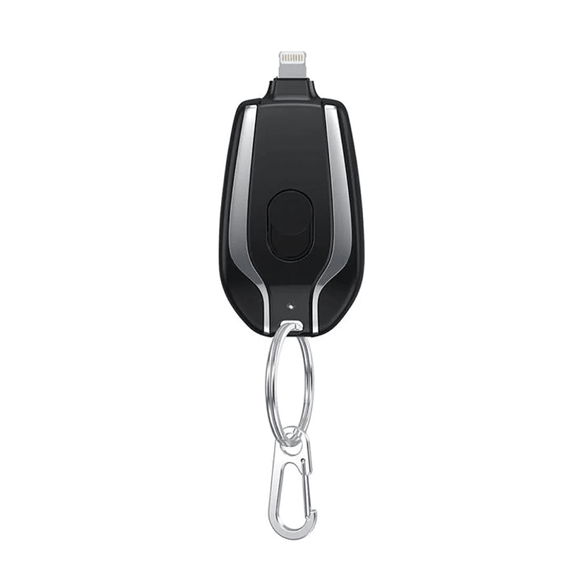Keychain Phone Charger - Black