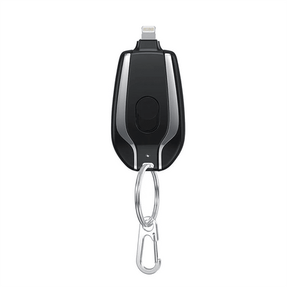 Keychain Phone Charger - Black