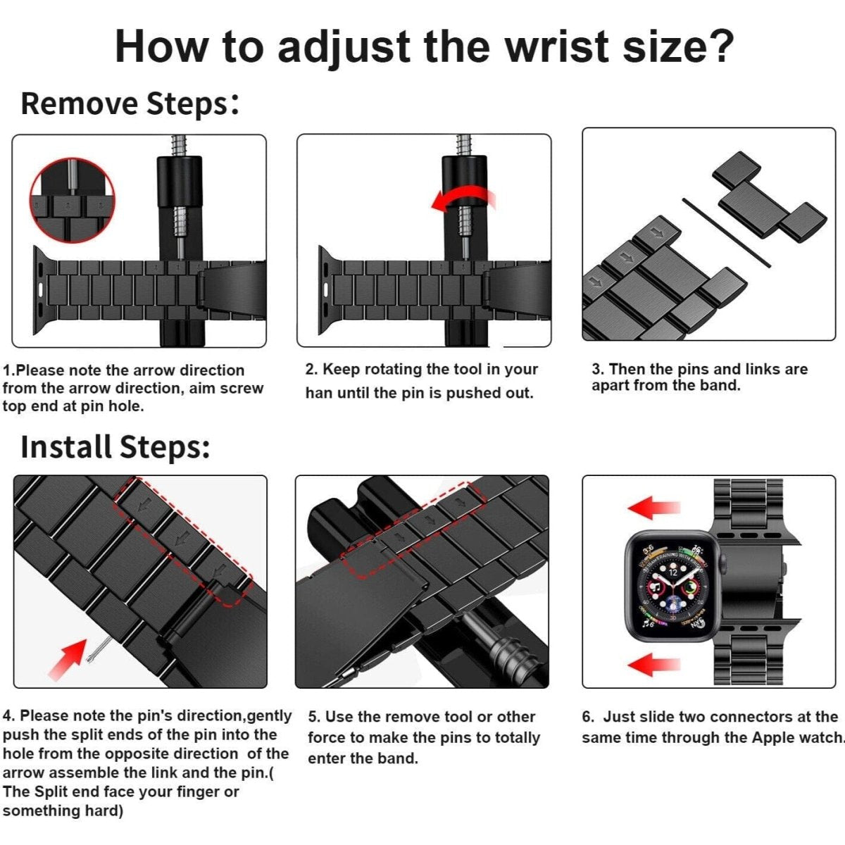 Stainless Steel Watch Band