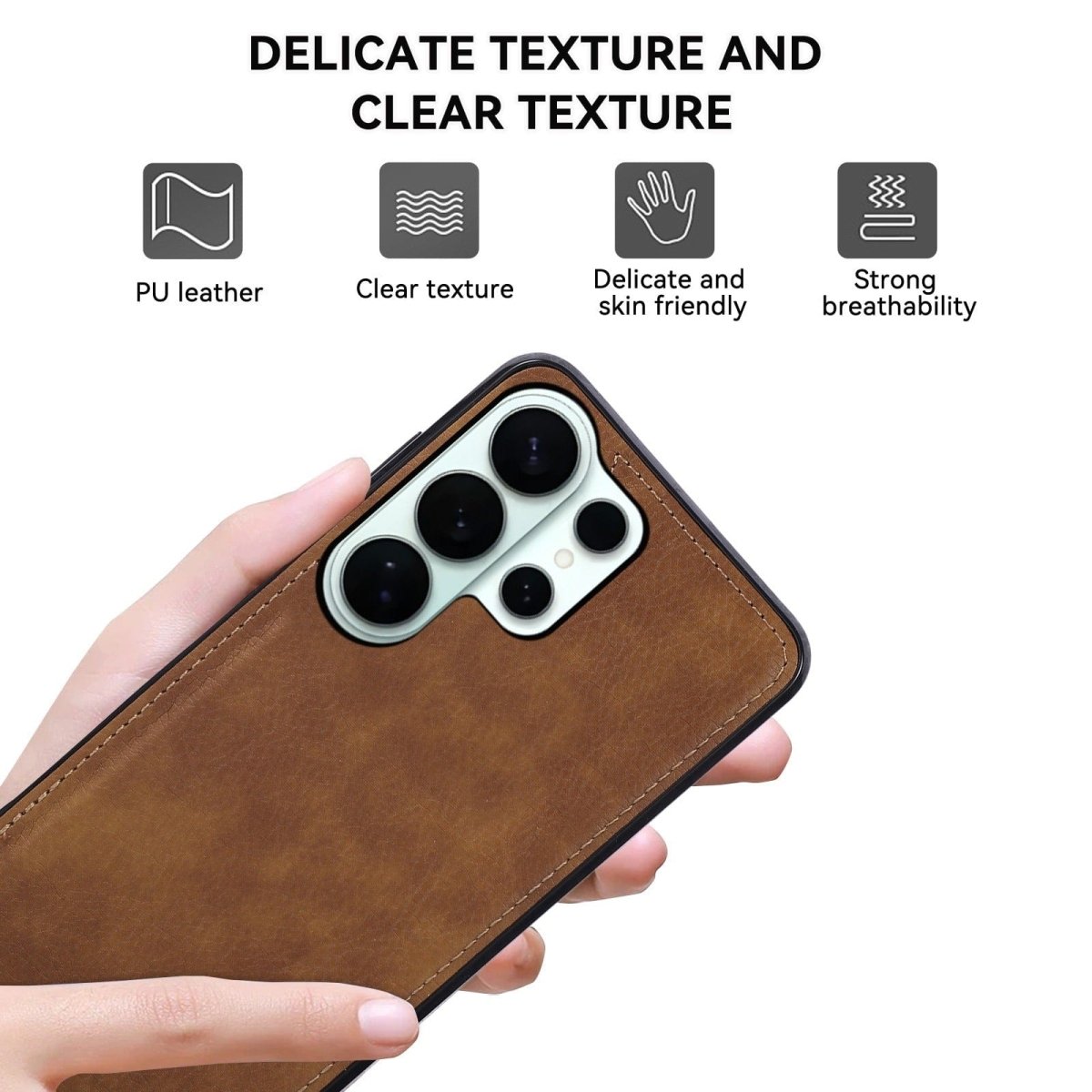 Slim Leather Case For Samsung Galaxy