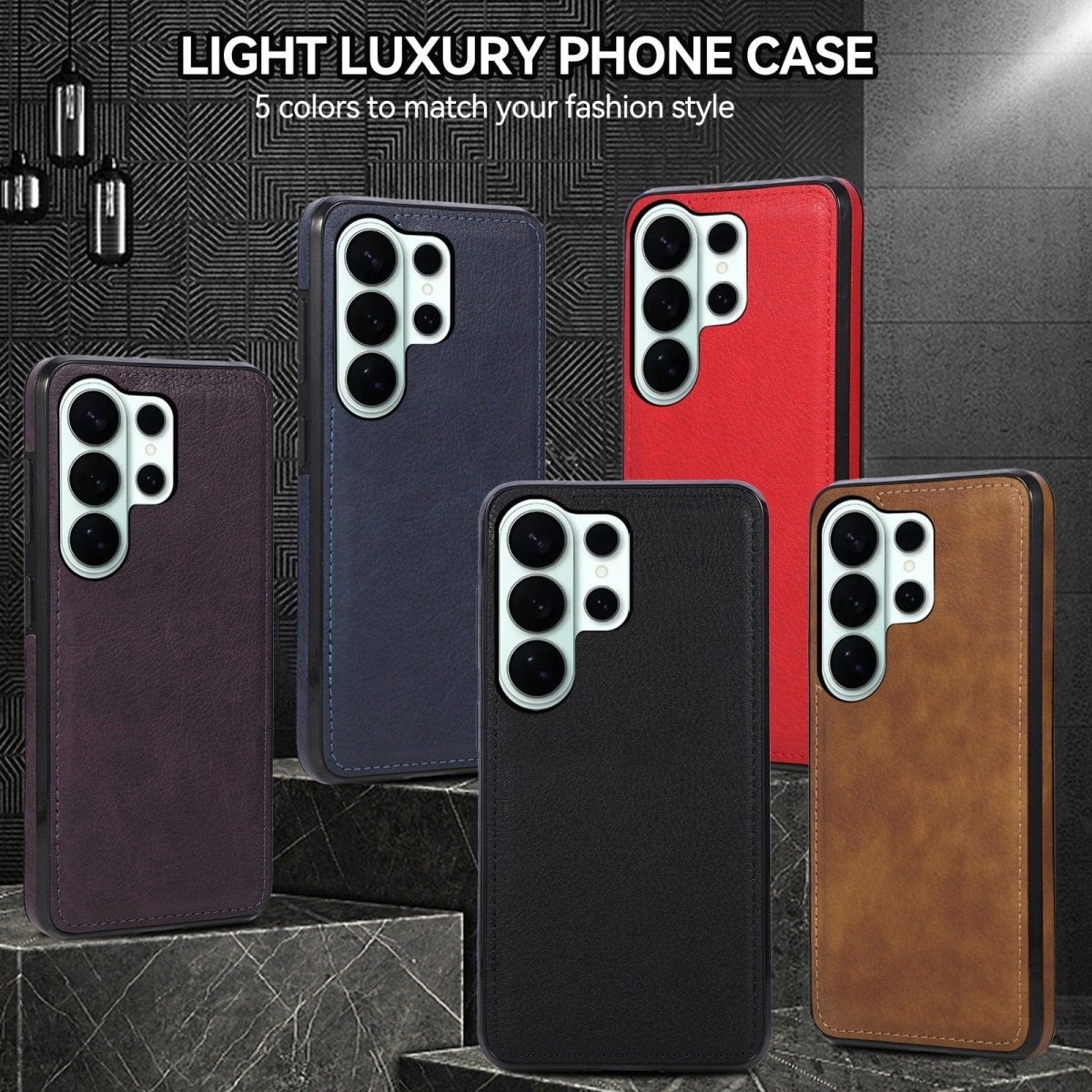 Slim Leather Case For Samsung Galaxy