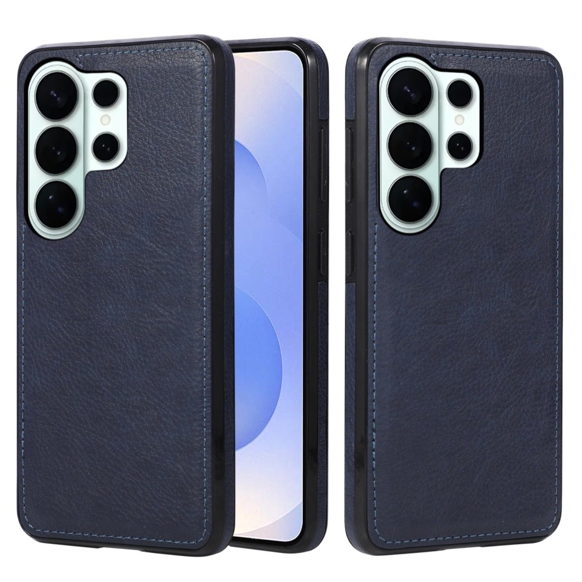Slim Leather Case For Samsung Galaxy - Blue