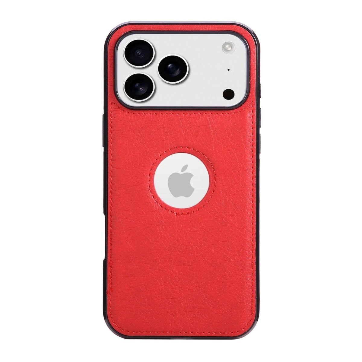 Slim Leather Phone Case - Red