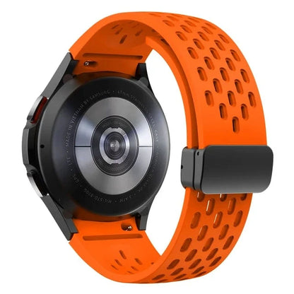 Breathable Magnetic Sports Watch Band For Samsung - Orange