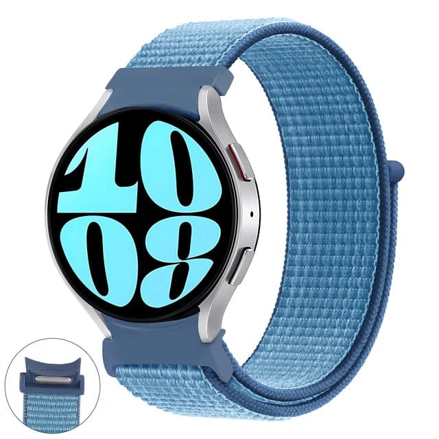 Nylon Sports Watch Band For Samsung - Blue