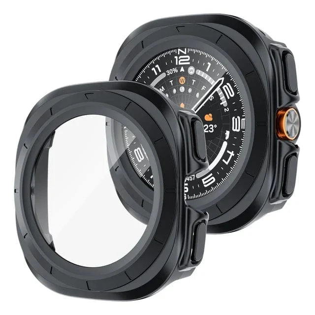 Shockproof Watch Case For Samsung - Matte Black