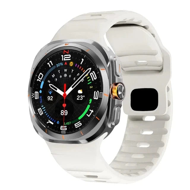Rugged Sports Watch Band For Samsung Watch 7 Ultra - Starlight