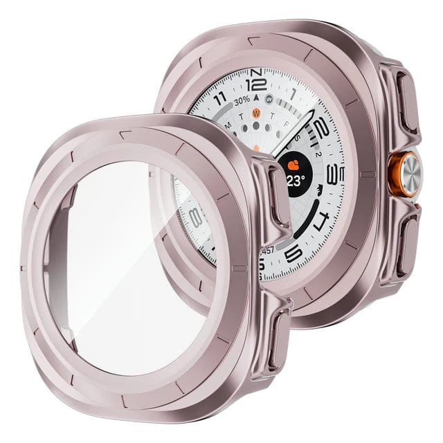 Shockproof Watch Case For Samsung - Pink