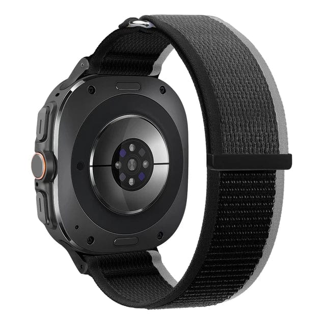 Trail Loop Watch Band For Samsung Watch 7 Ultra - Black Gray