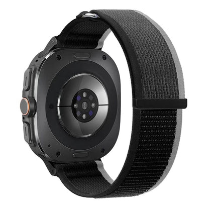Trail Loop Watch Band For Samsung Watch 7 Ultra - Black Gray