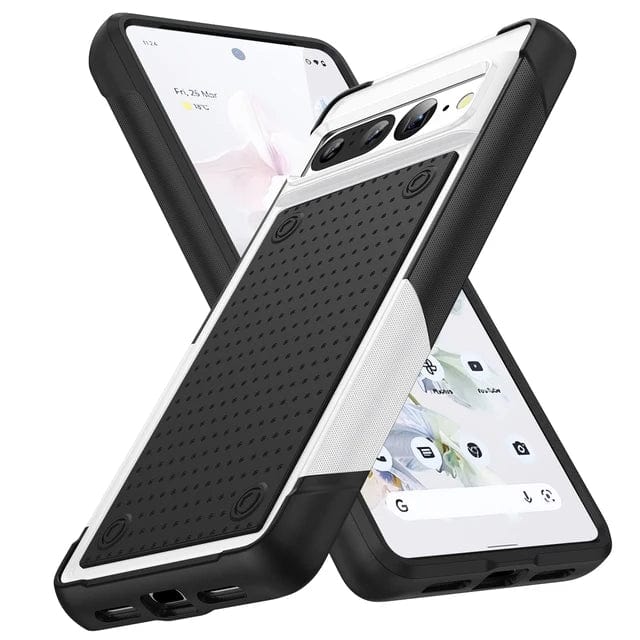 Shockproof Case For Google Pixel - White and Black