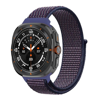 Nylon Sports Watch Band For Samsung Watch 7 Ultra - Indigo