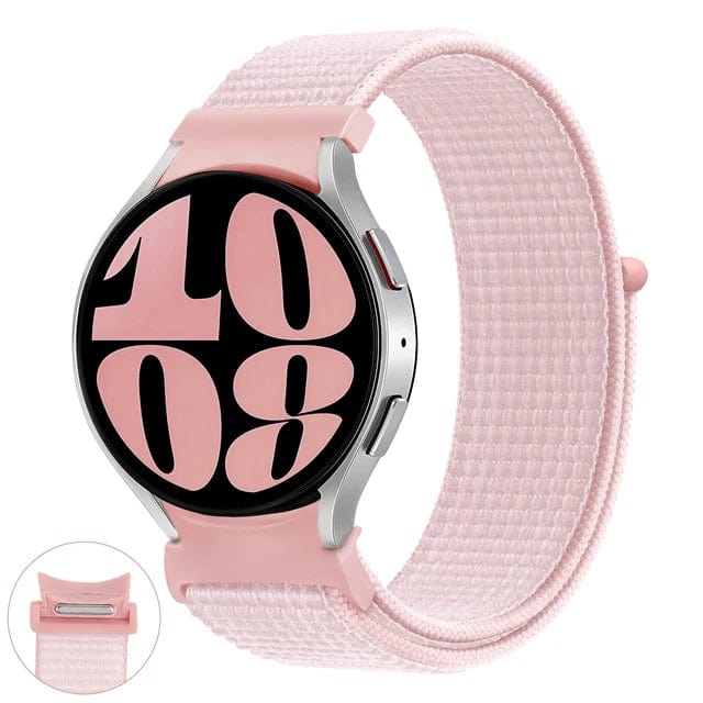 Nylon Sports Watch Band For Samsung - Hot Pink