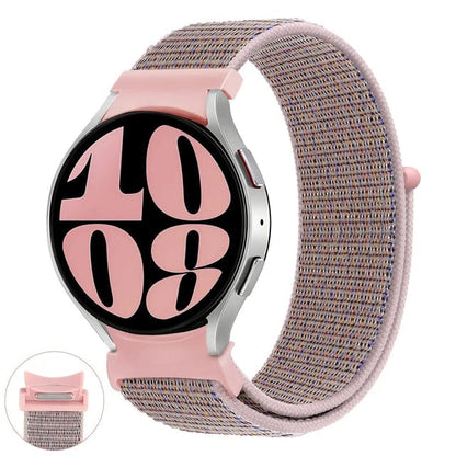Nylon Sports Watch Band For Samsung - Pink Sand