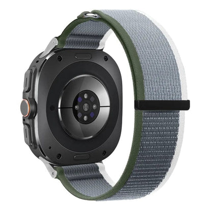 Trail Loop Watch Band For Samsung Watch 7 Ultra - Green Gray