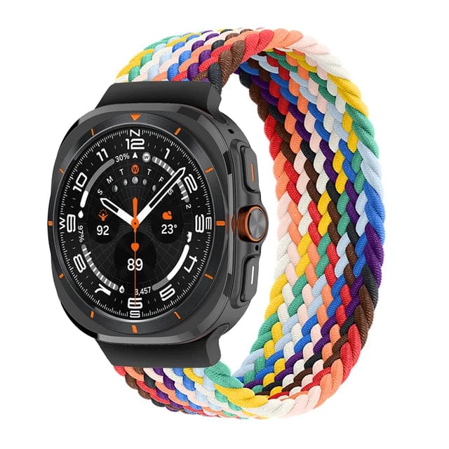 Braided Loop Band For Samsung Watch 7 Ultra - Rainbow